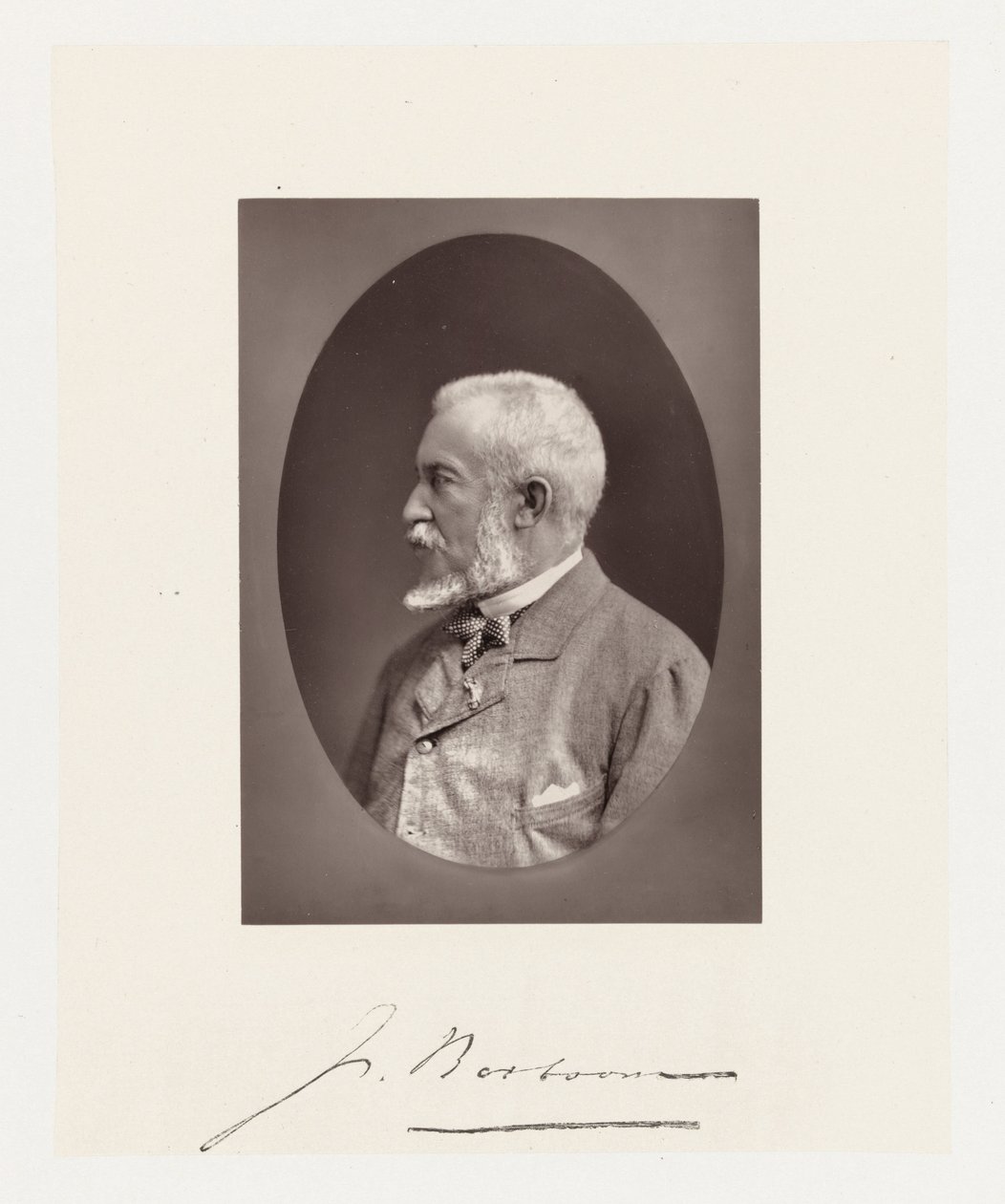Retrato de Johannes Bosboom de Maurits Verveer (attributed to)