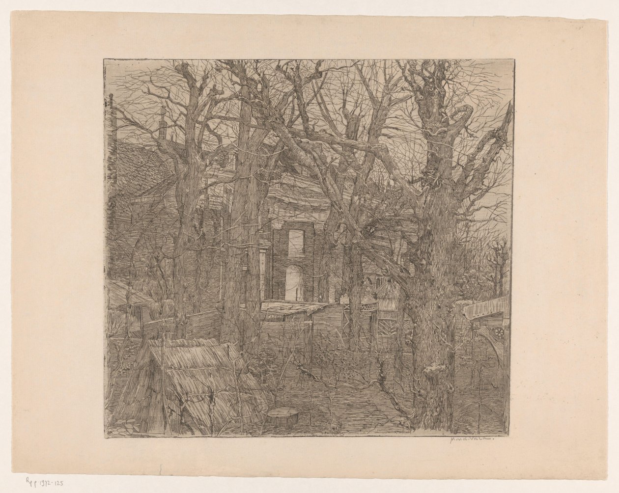 Árboles alrededor de una casa
Jardín en Ámsterdam (título original) de Maurits van der Valk (signed by artist)