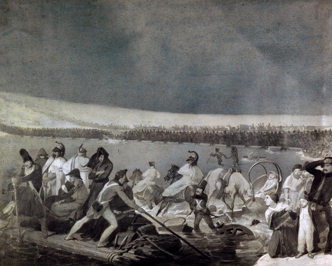 Retirada de Rusia (1812): el paso del Beresina por el ejército francés el 28 de noviembre de Mauro Conconi