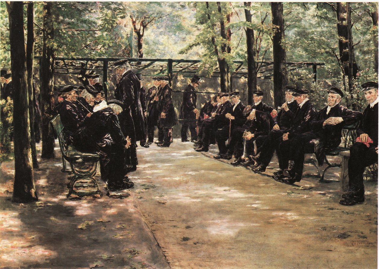 Casa de ancianos en Ámsterdam de Max Liebermann