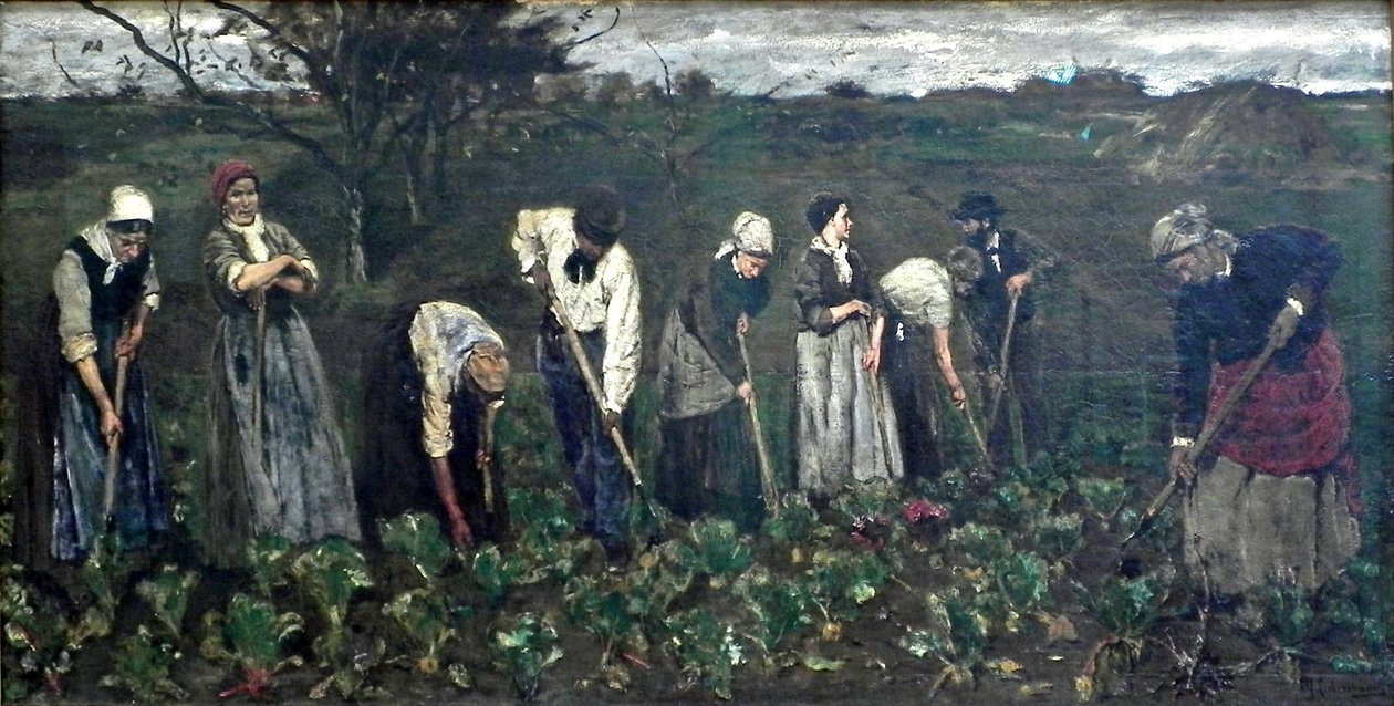 Trabajadores en el campo de remolacha de Max Liebermann