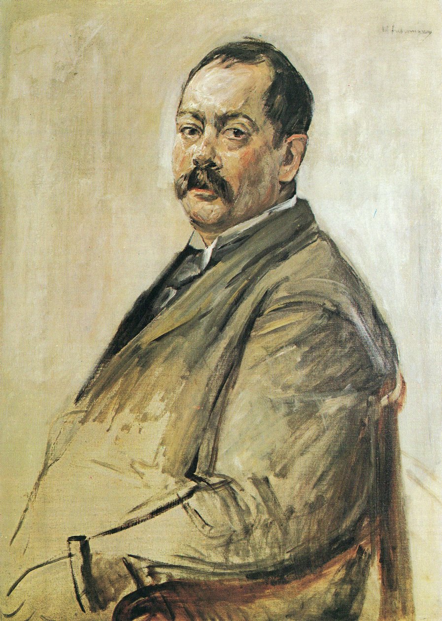 Retrato del Pintor Lovis Corinth de Max Liebermann