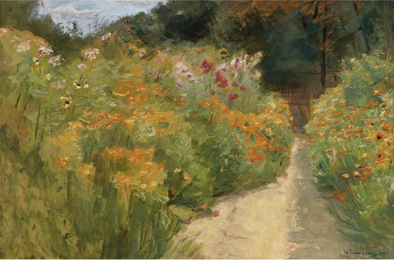 Flores en el Jardín Wannsee de Max Liebermann