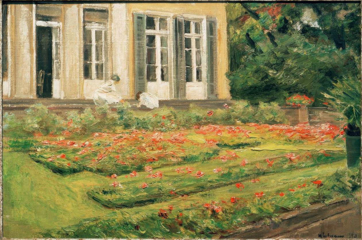 La terraza de flores en el jardín de Wannsee hacia el noroeste de Max Liebermann
