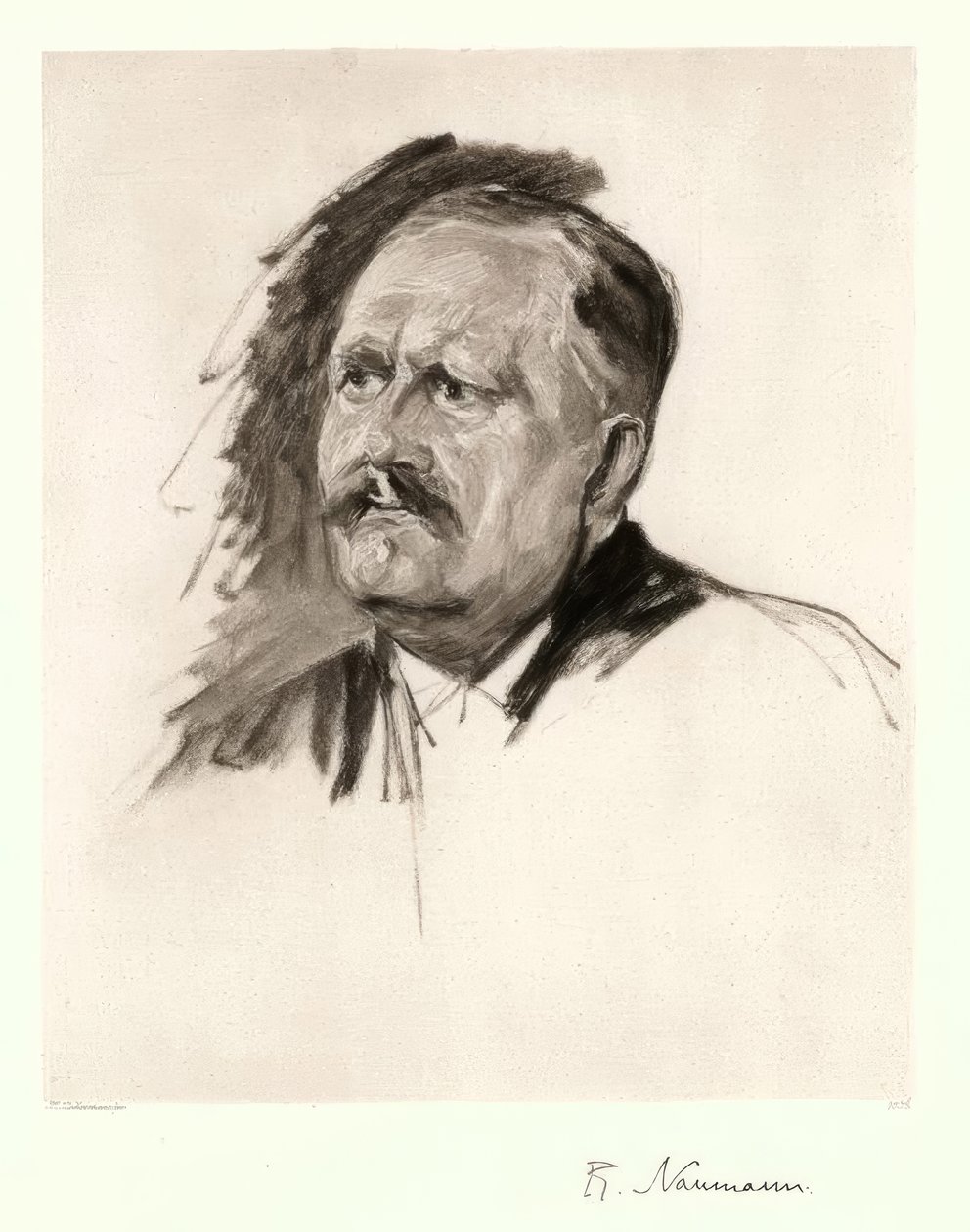 Fr. Naumann / Retrato de M. Liebermann de Max Liebermann