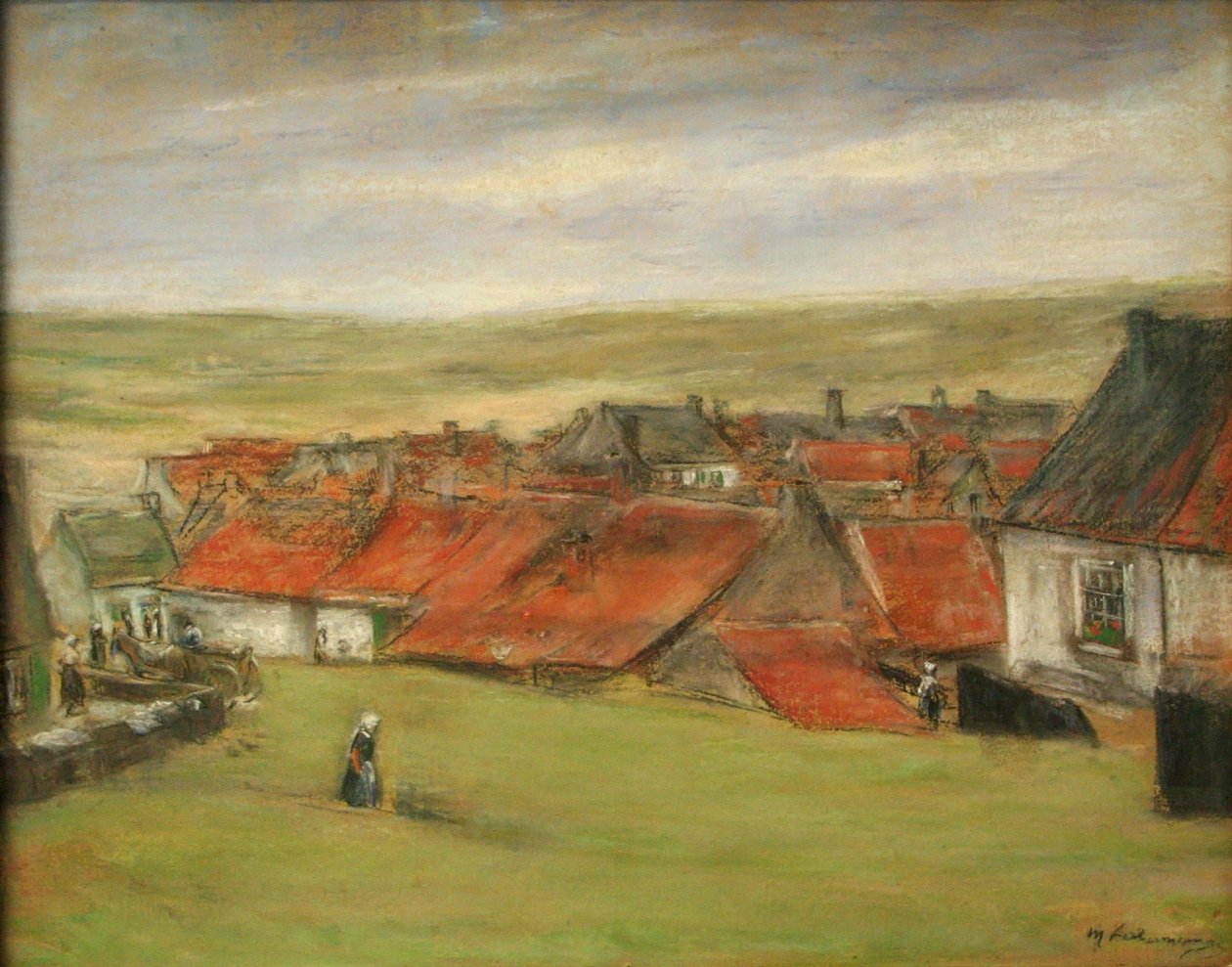 Pueblo holandés de Max Liebermann