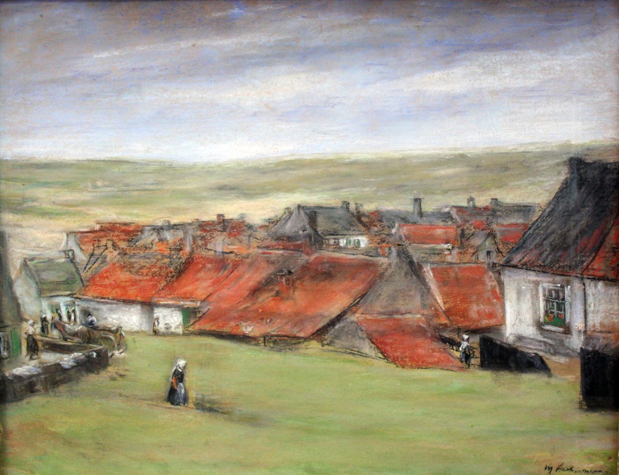 Pueblo holandés de Max Liebermann