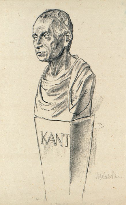 Kant en hojas de artista de Max Liebermann