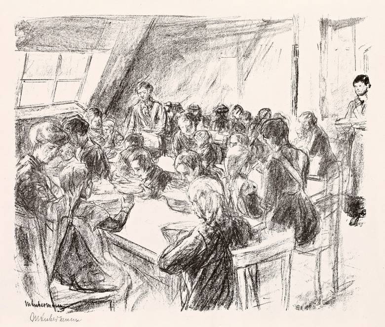 Cocina popular infantil de Max Liebermann