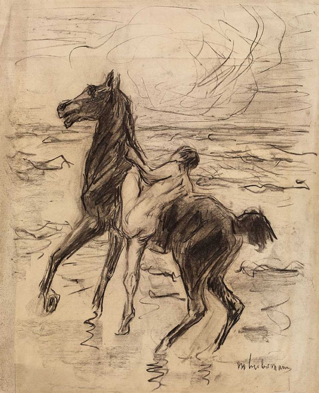 Domador de caballos de Max Liebermann
