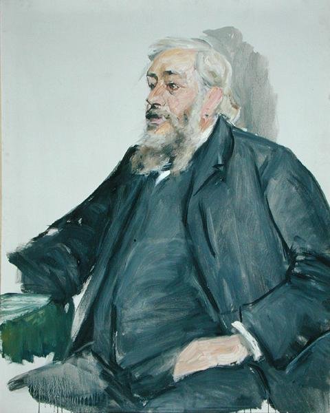 Segundo estudio del profesor Justus Brinckmann de Max Liebermann