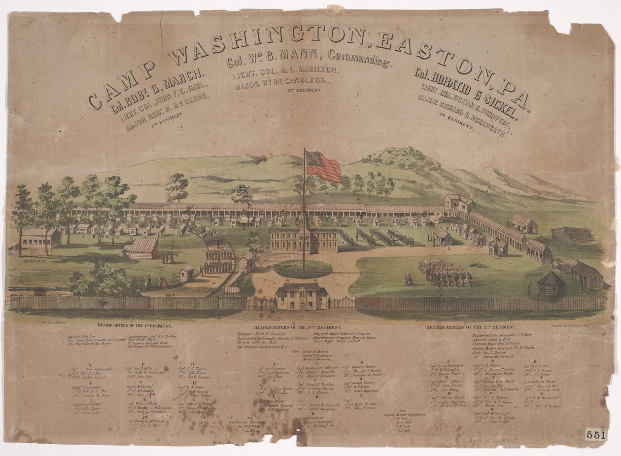 Campamento Washington, Easton, PA de Max Rosenthal