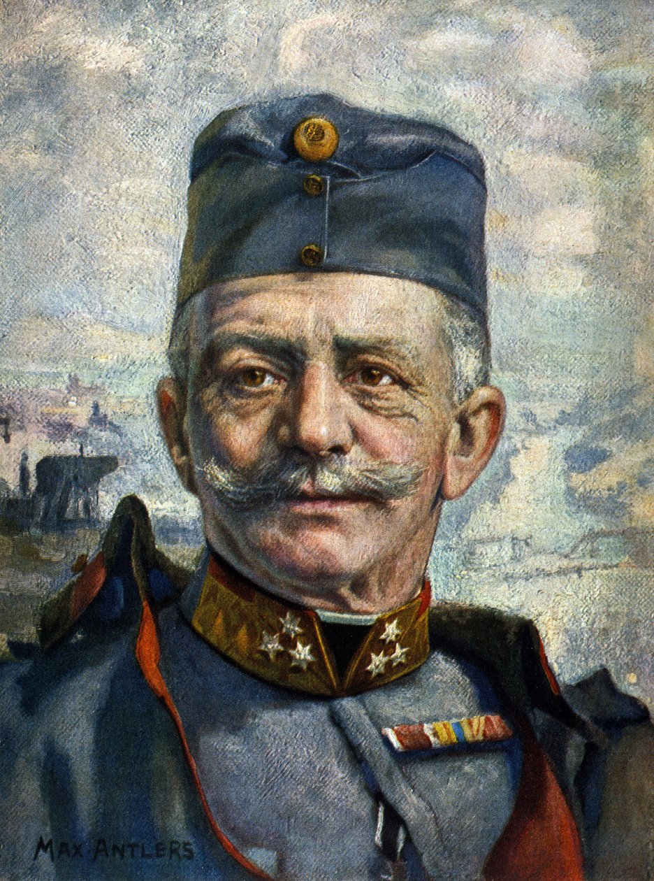 Retrato de Conrad von Hotzendorf (1852-1925), mariscal del Ejército Austrohúngaro de Max Antlers