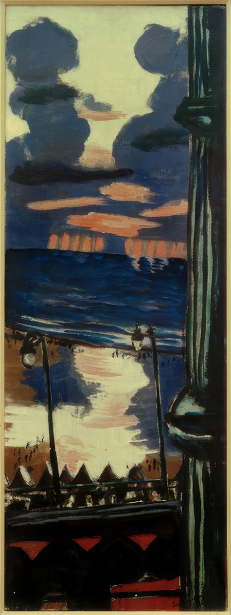 Tarde en la terraza de Max Beckmann
