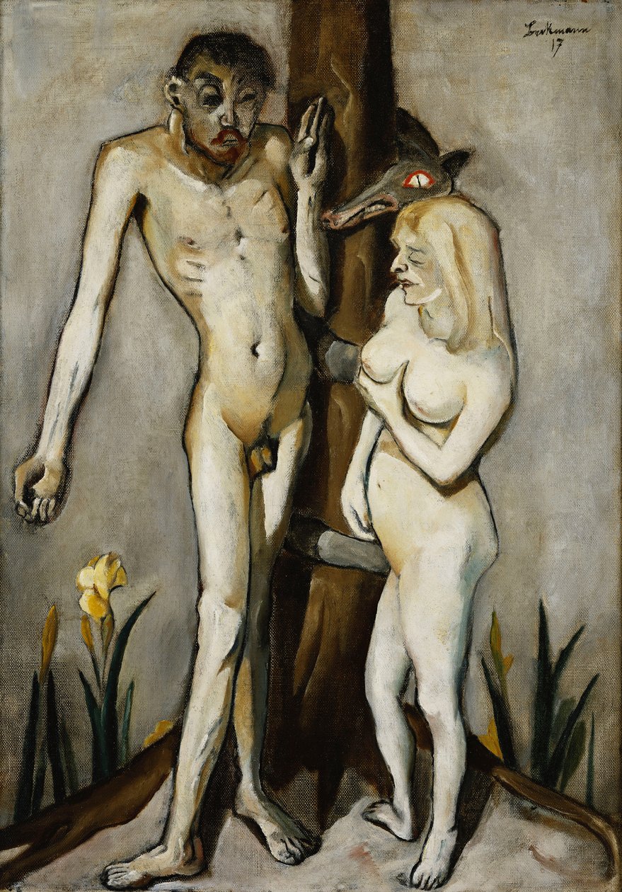 Adán y Eva de Max Beckmann