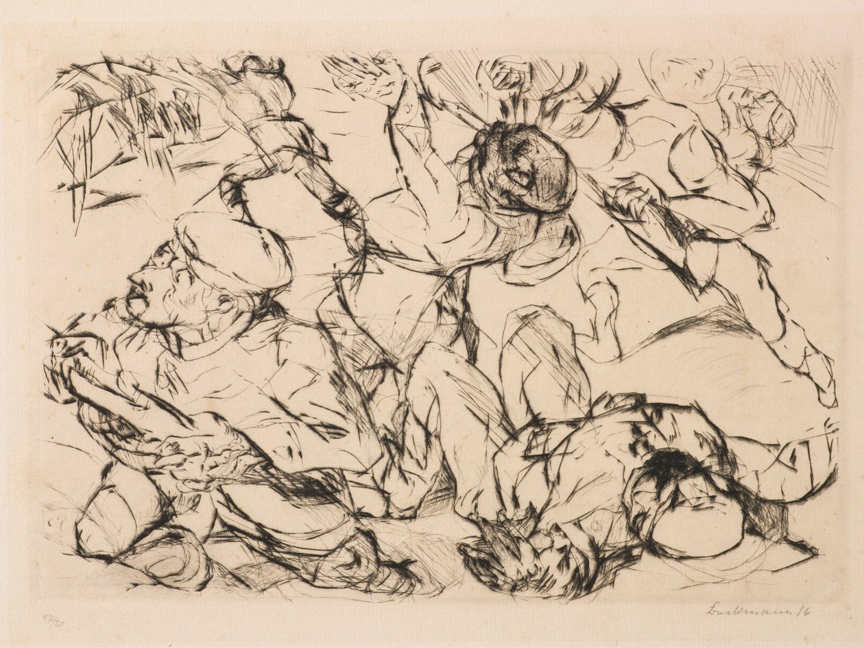 Agresión de Max Beckmann