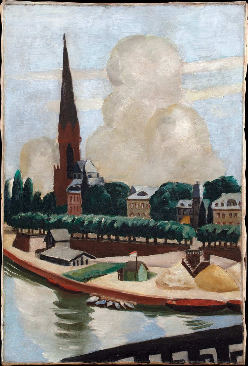 Banco de Main y Church de Max Beckmann