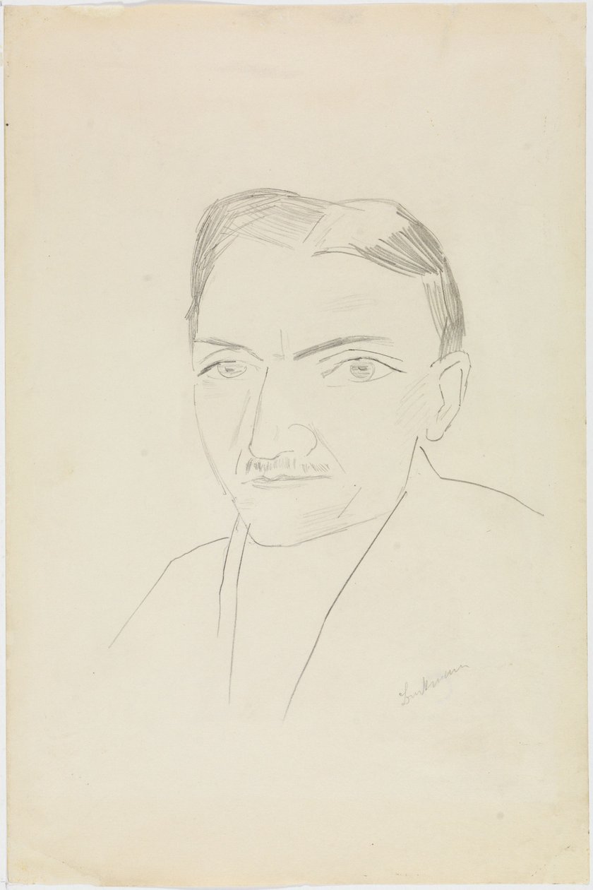 Retrato de Fritz Wichert de Max Beckmann