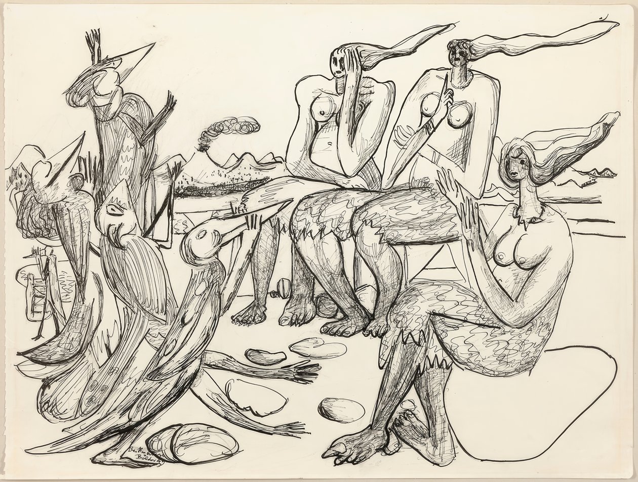 Juego de pájaros de Max Beckmann