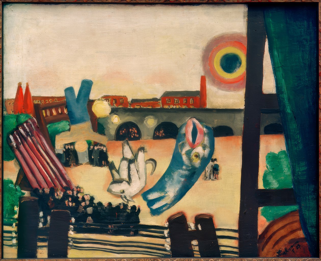 Fuegos artificiales chinos de Max Beckmann