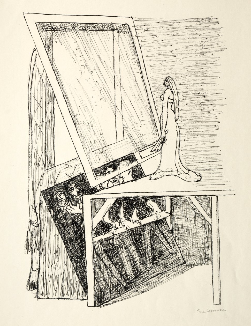 Day and Dream: Magic Mirror de Max Beckmann