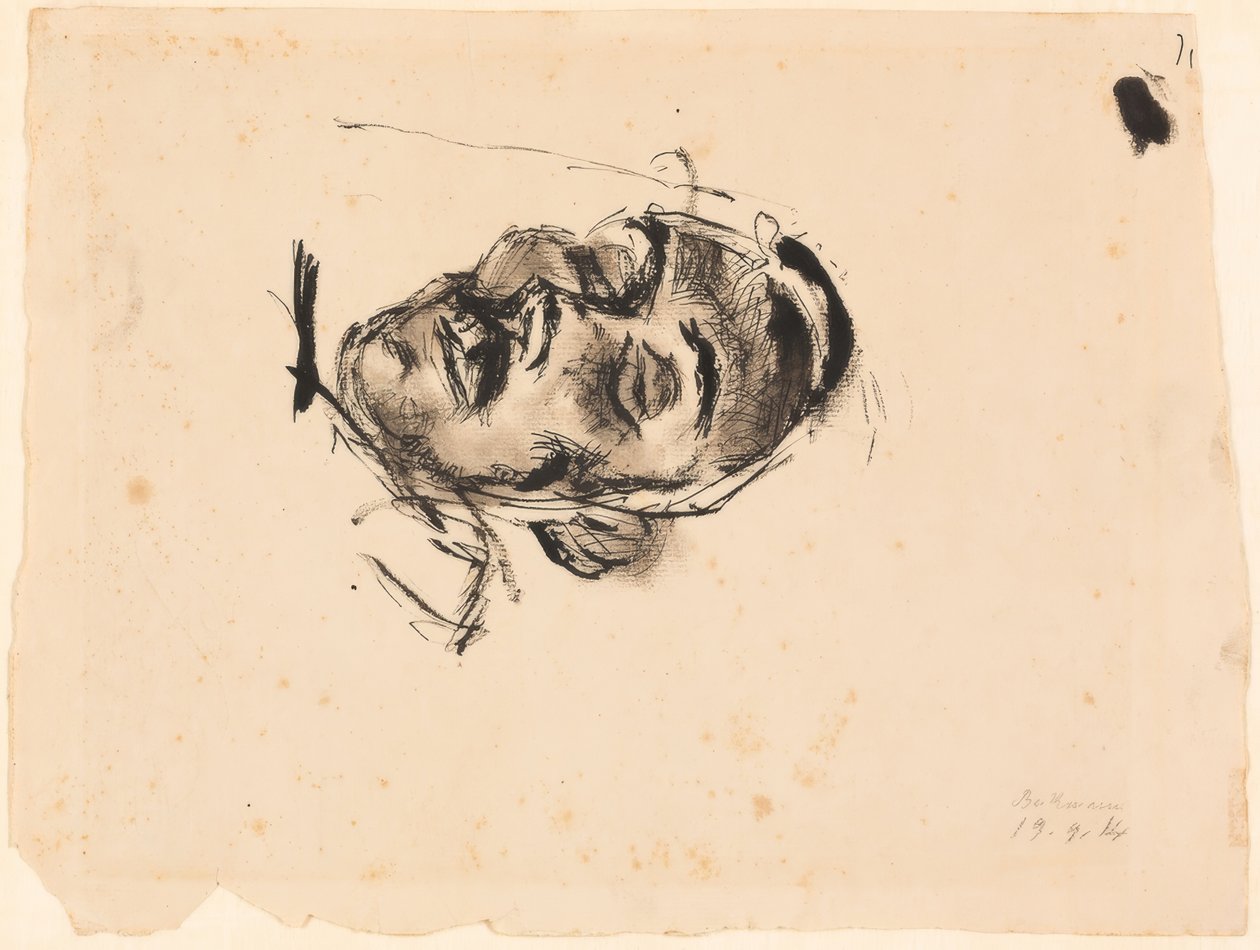 Ruso muerto de Max Beckmann