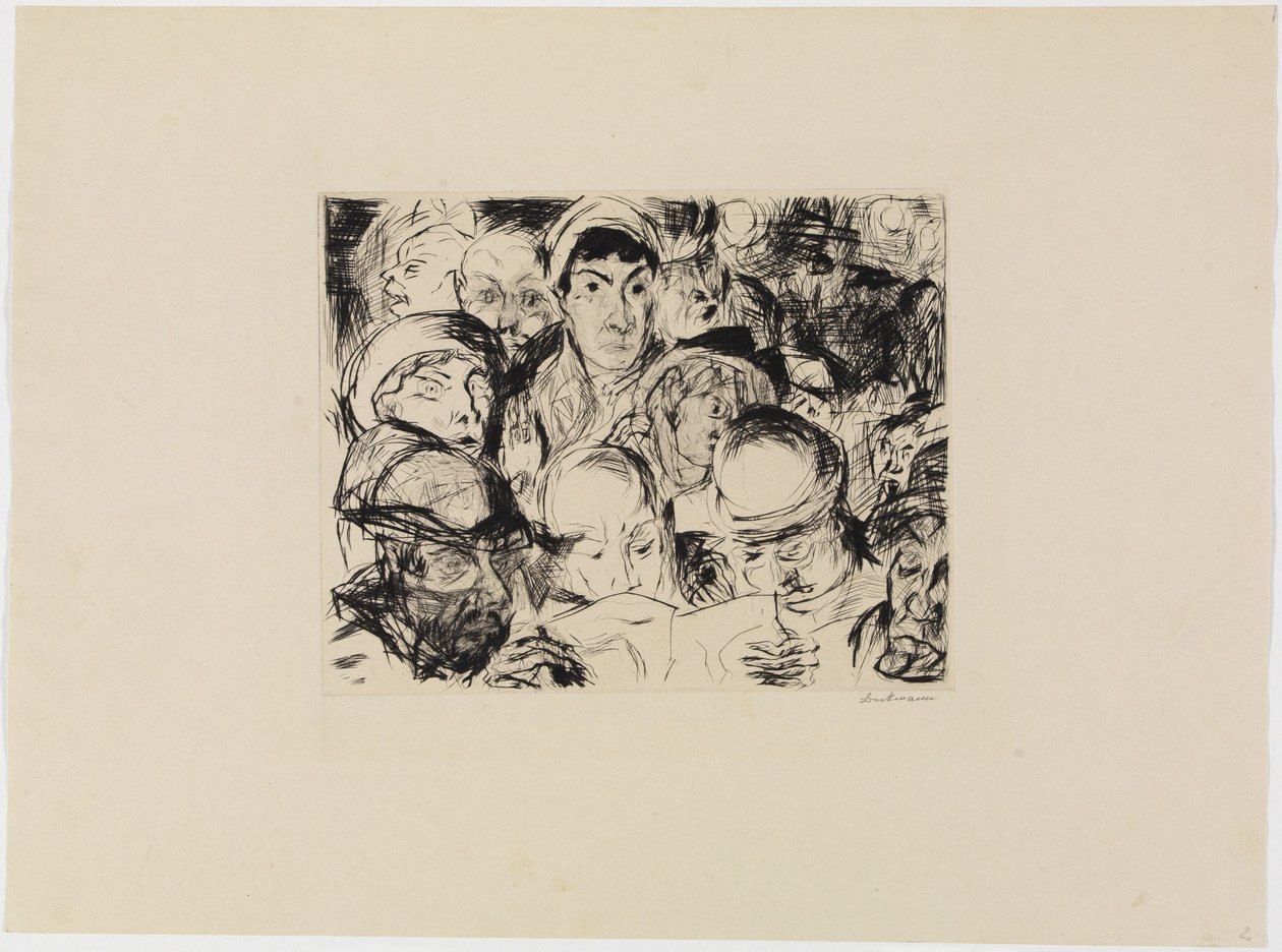 La declaración de guerra de Max Beckmann