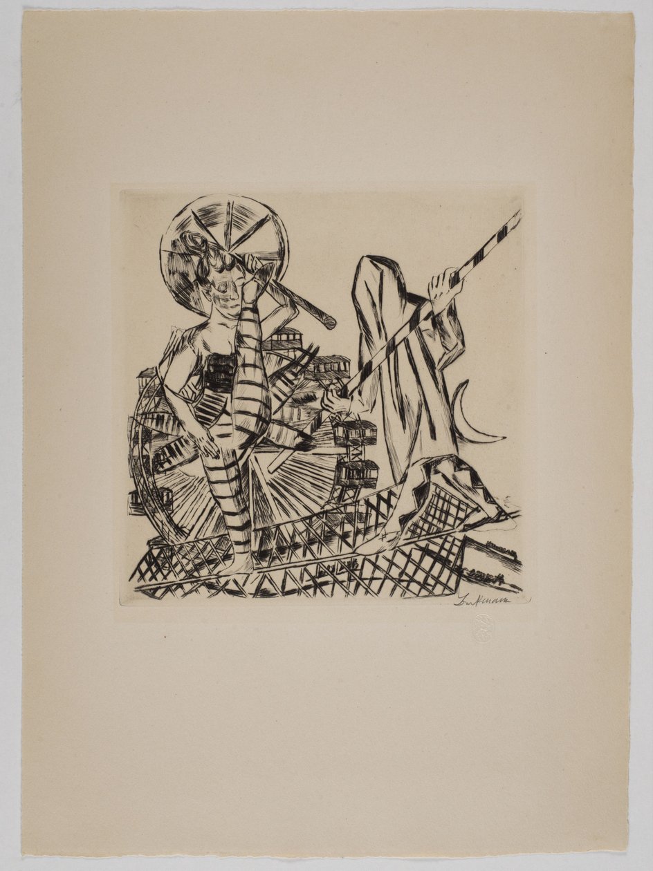 Los funambulistas de Max Beckmann