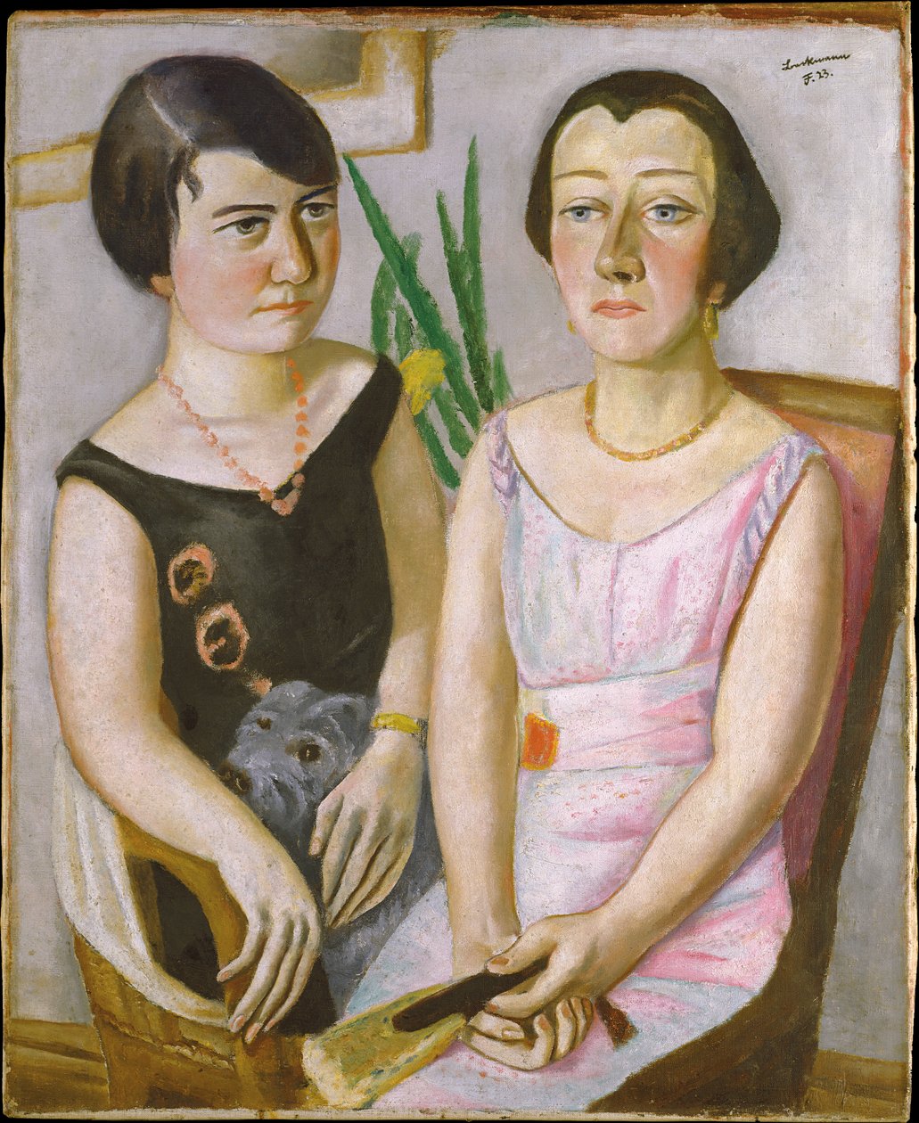 Doble retrato de Max Beckmann