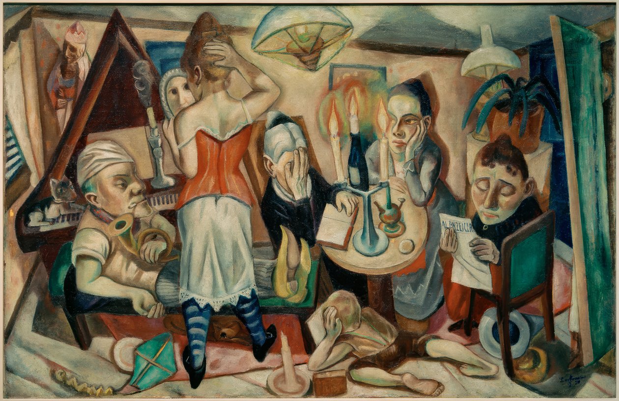 Retrato de familia de Max Beckmann