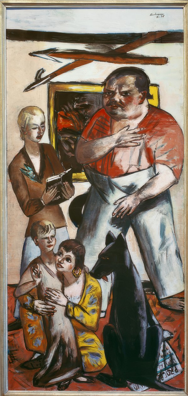 Retrato de familia George de Max Beckmann