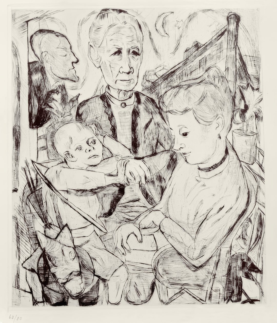 Escena Familiar de Max Beckmann