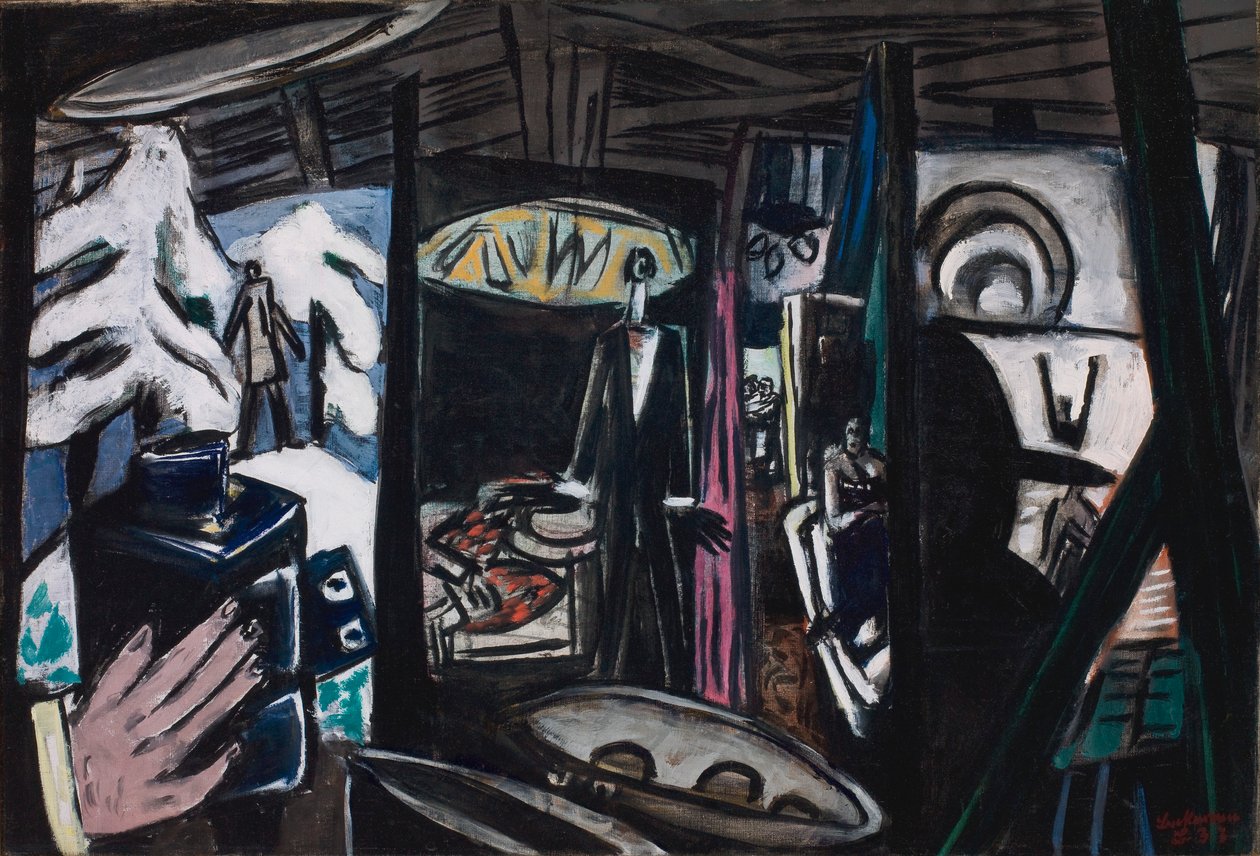 Estudio de filmacion de Max Beckmann