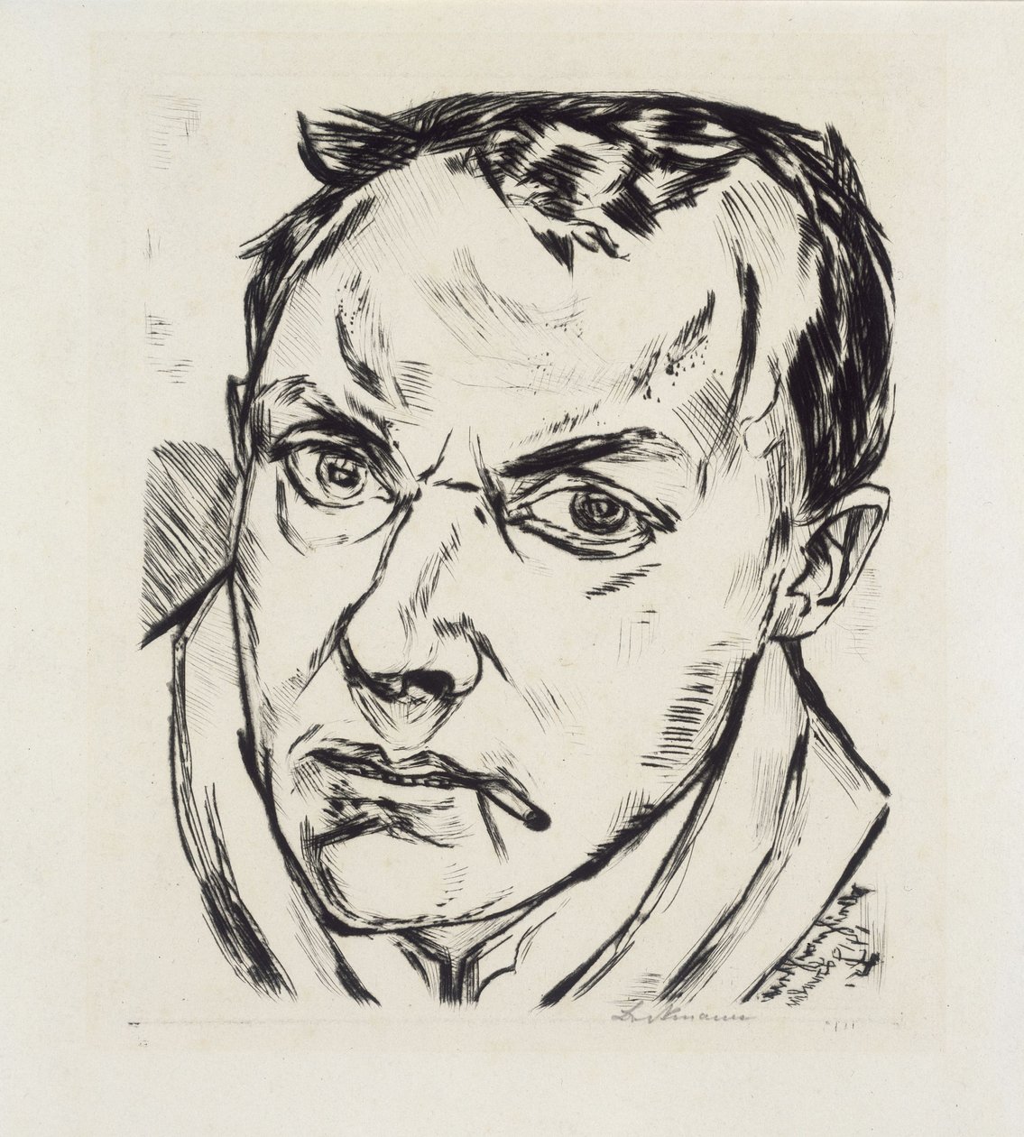 Gran autorretrato de Max Beckmann