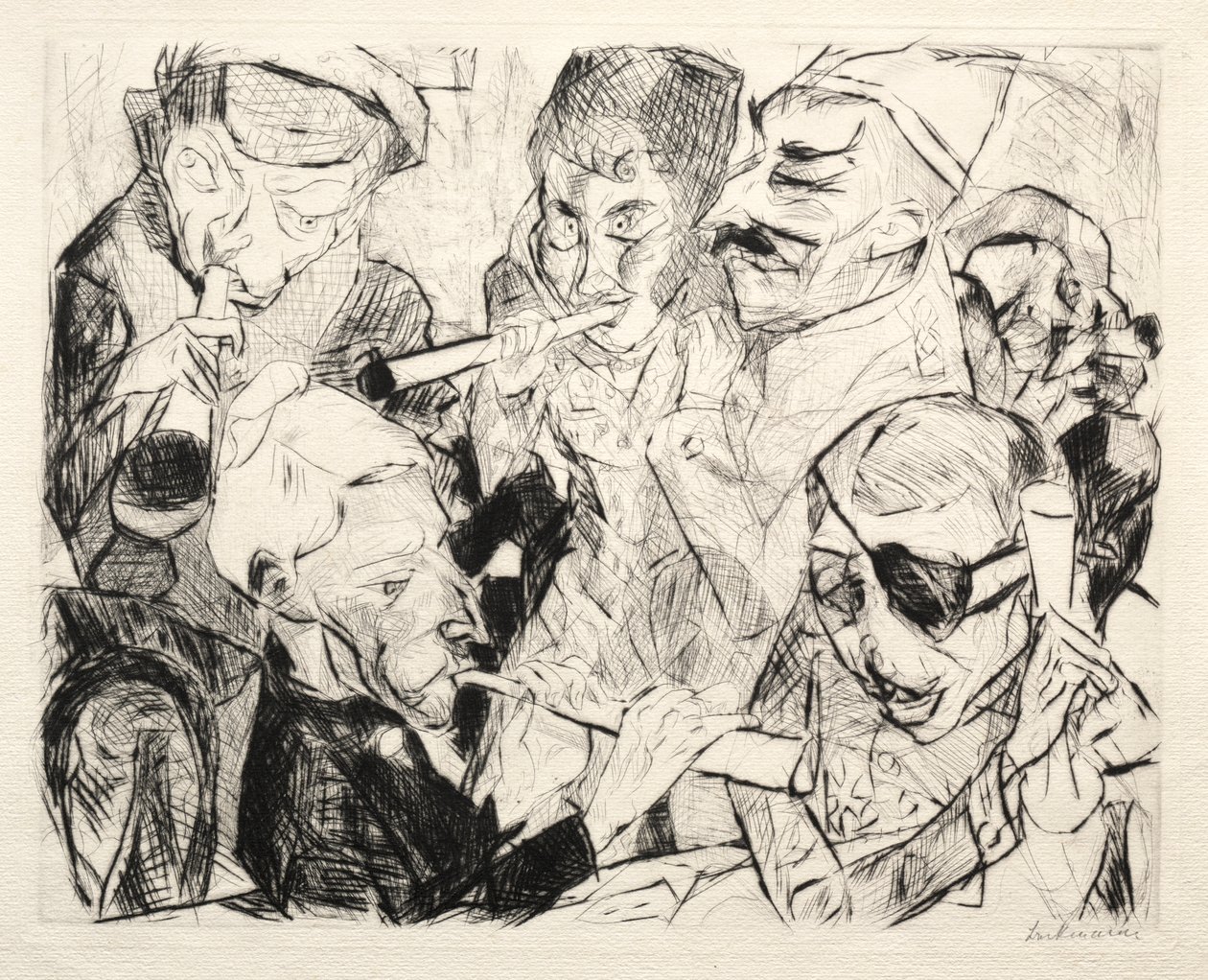 Happy New Year 1917 de Max Beckmann