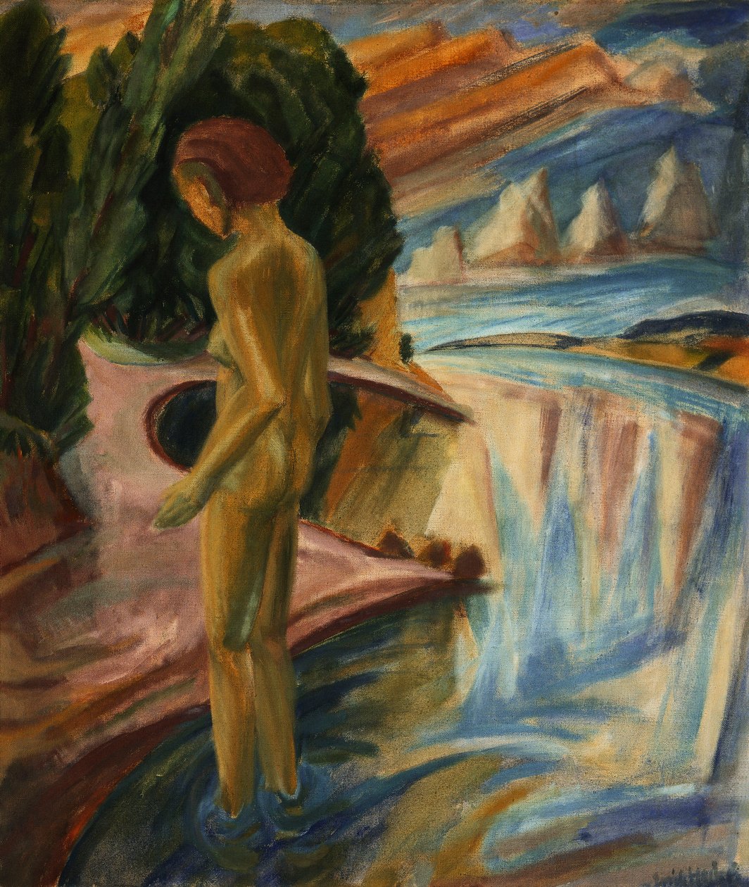 Cosecha del heno de Max Beckmann