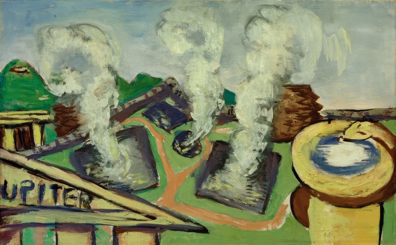 Aguas termales en Abano de Max Beckmann