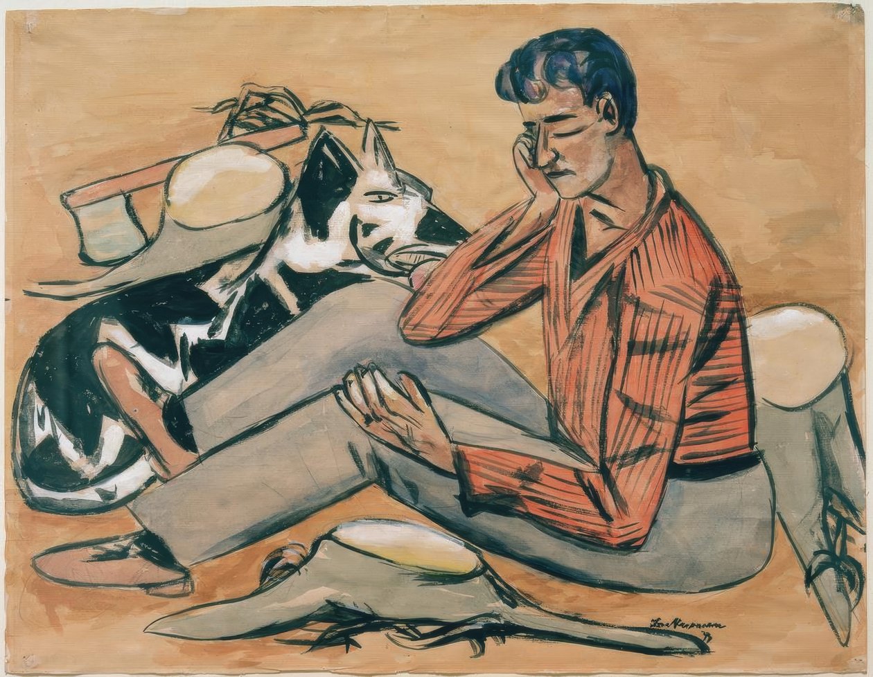 Leñador de Max Beckmann