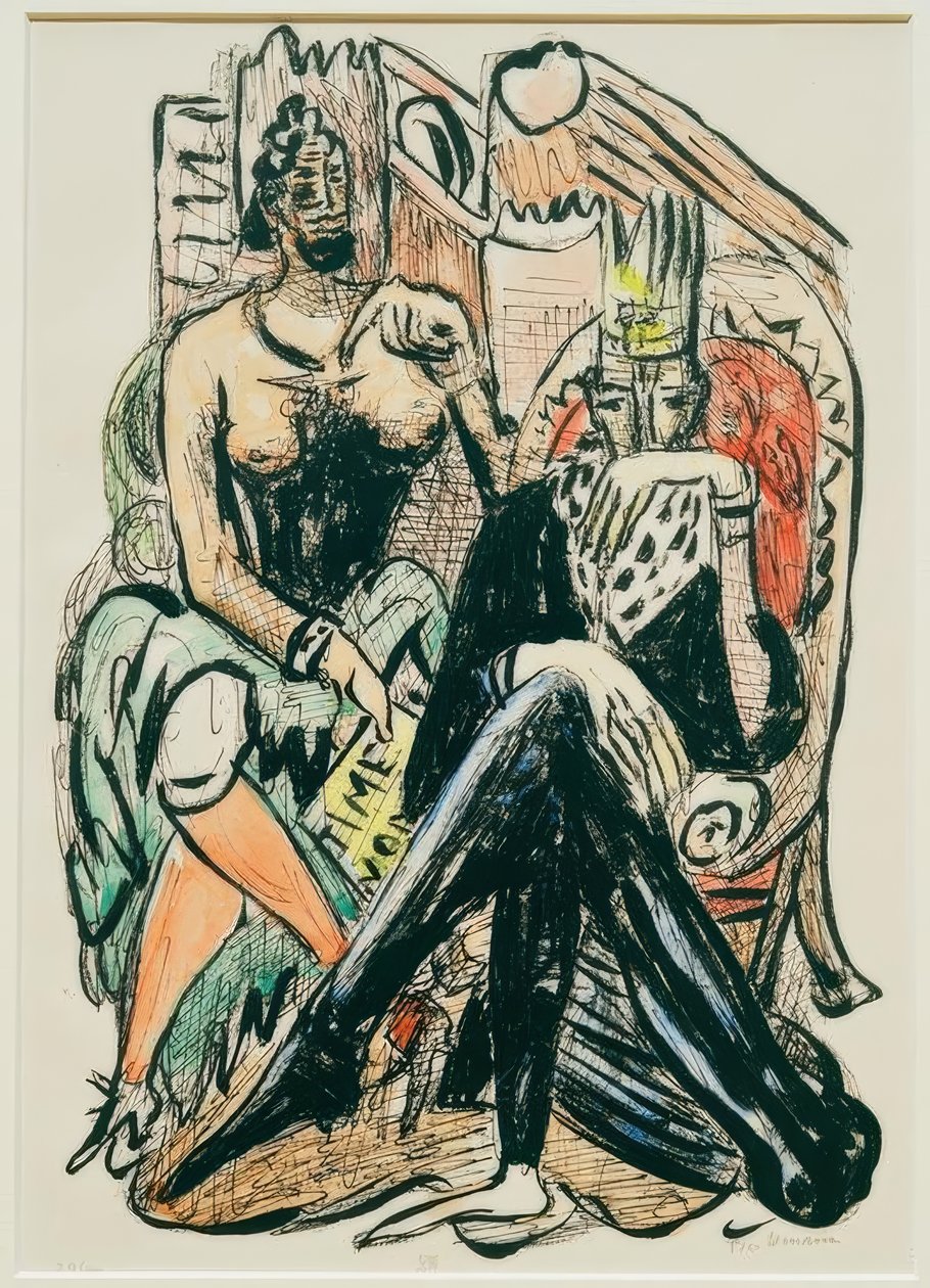 Rey y demagogo de Max Beckmann