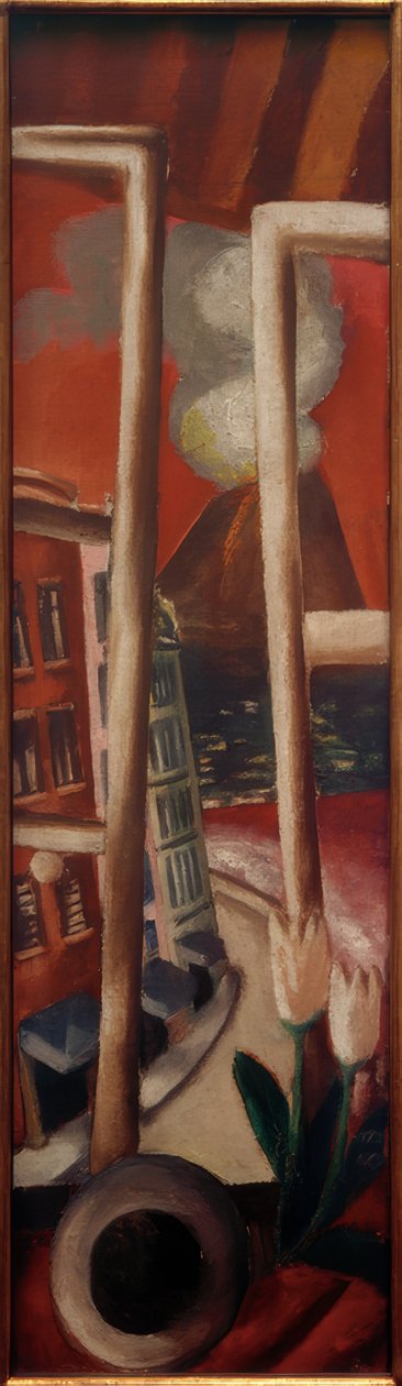 Paisaje con el Vesubio de Max Beckmann