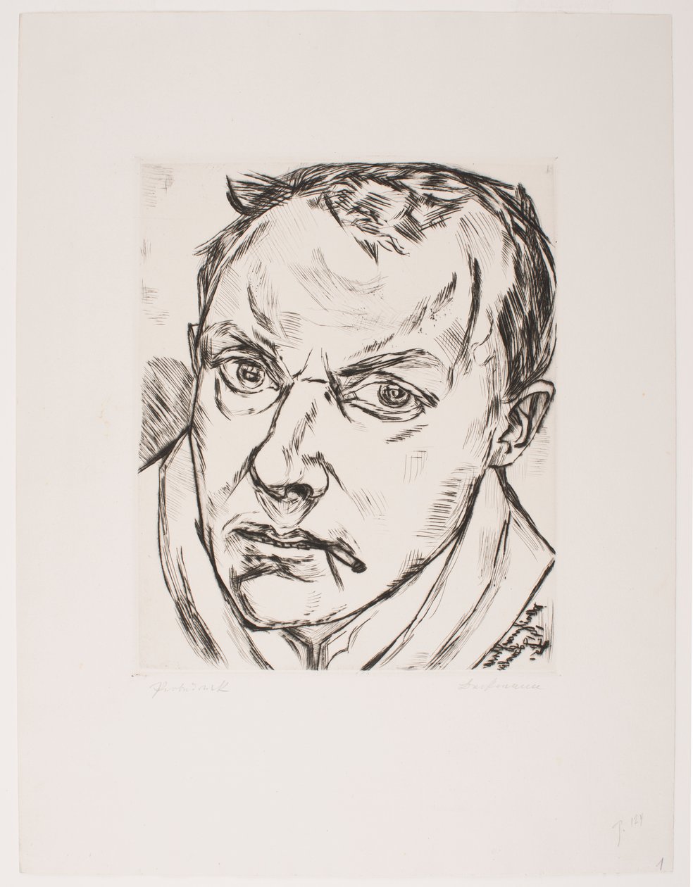 Gran autorretrato de Max Beckmann