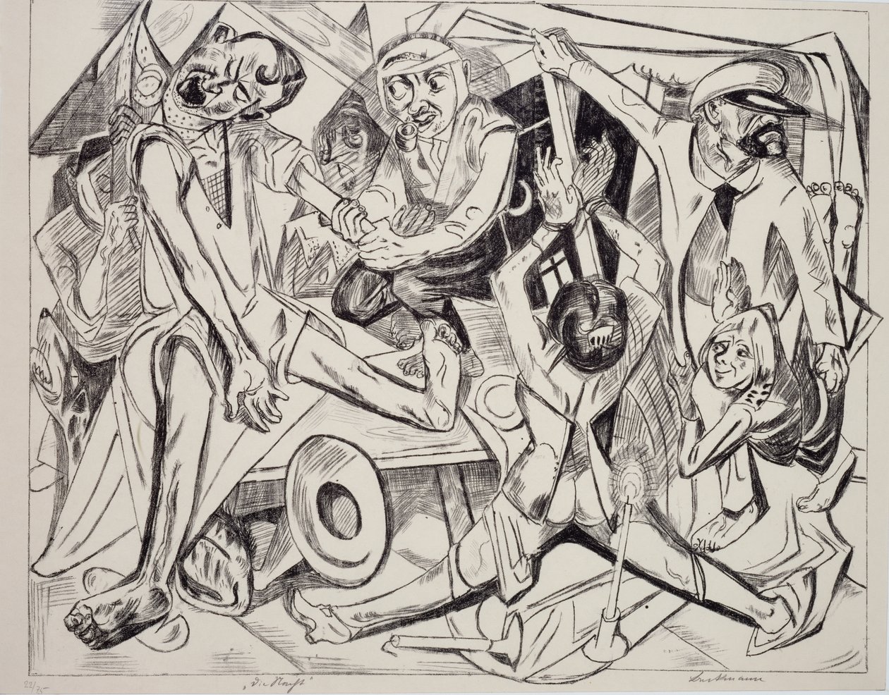 Malepatrus, de Max Beckmann (1884-1950), litografía. Alemania, siglo XX. de Max Beckmann