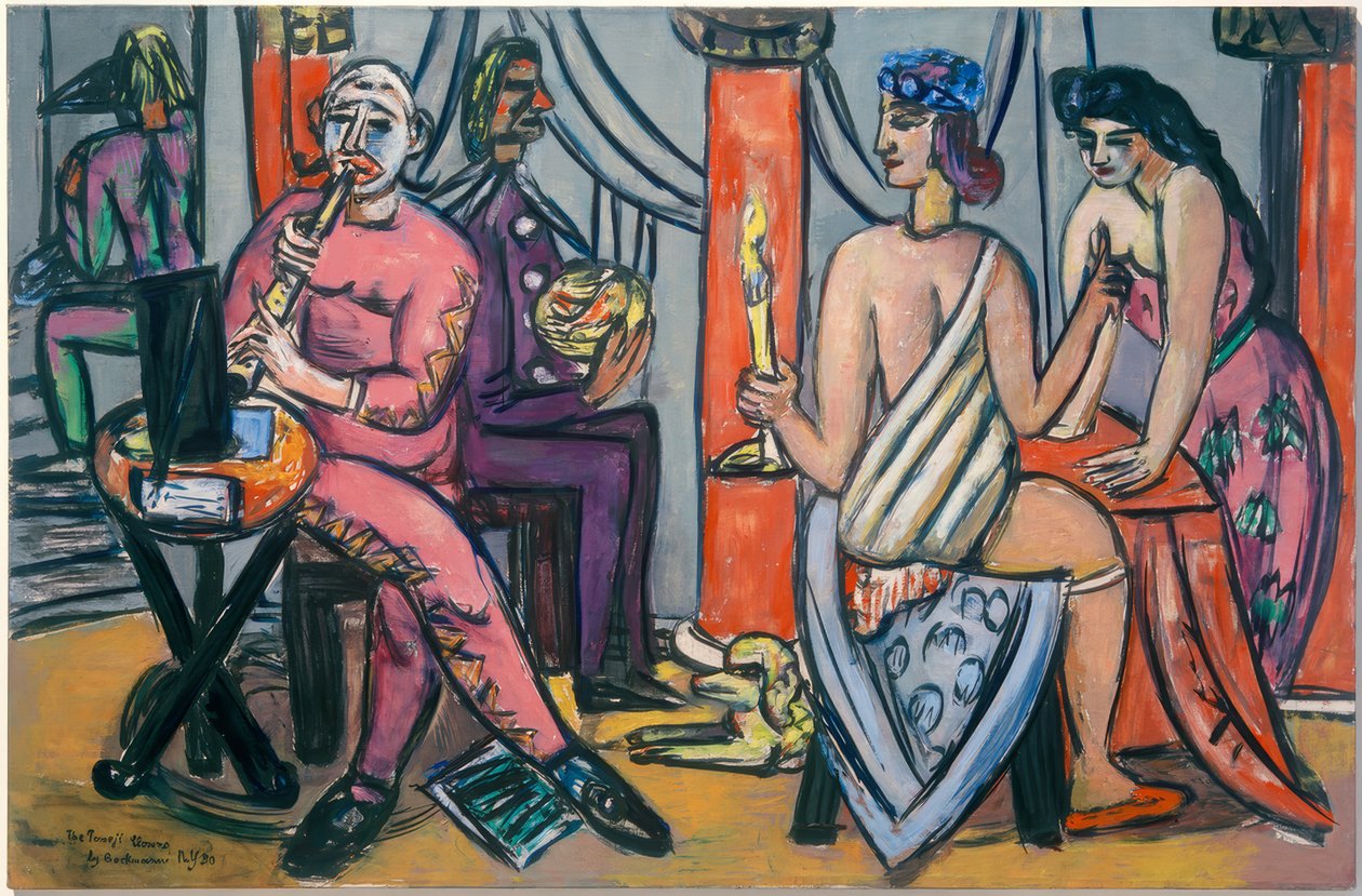 Payasos de Pompeya de Max Beckmann
