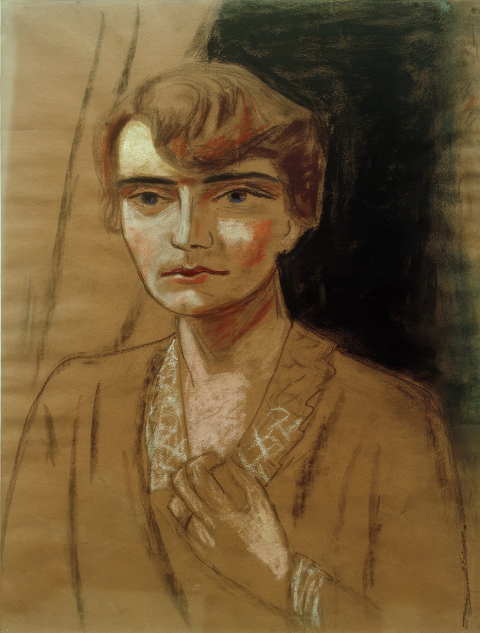 Retrato de Naïla de Max Beckmann
