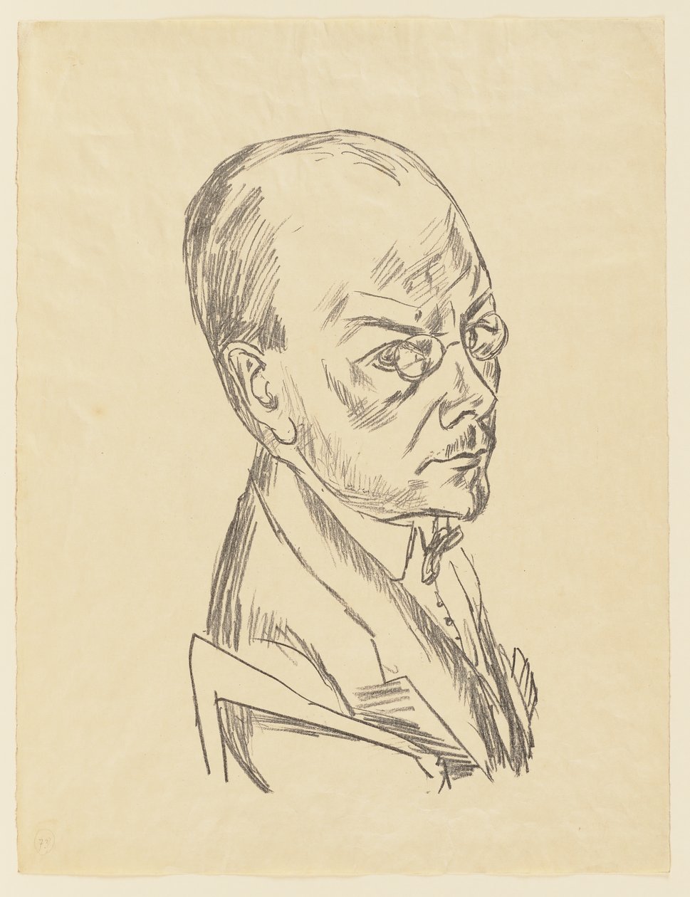 Retrato de Georg Swarzenski de Max Beckmann