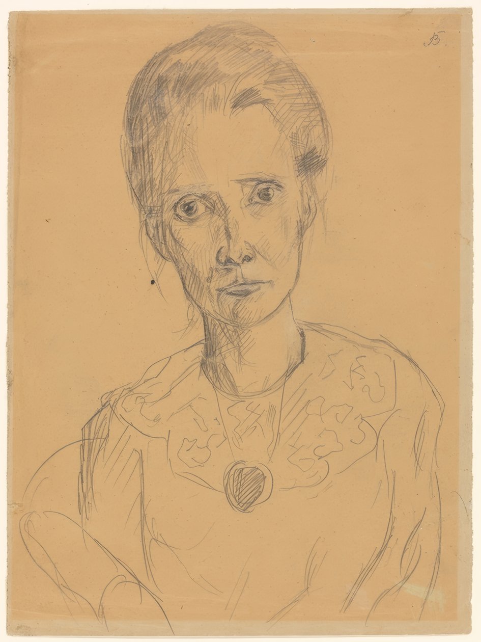 Retrato de una mujer de Max Beckmann