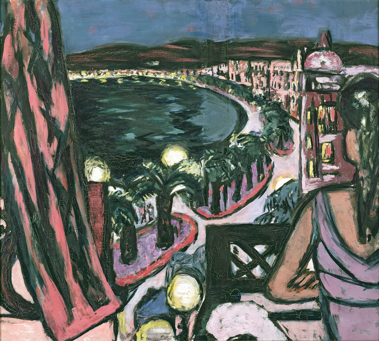 Paseo de los Ingleses, Niza de Max Beckmann