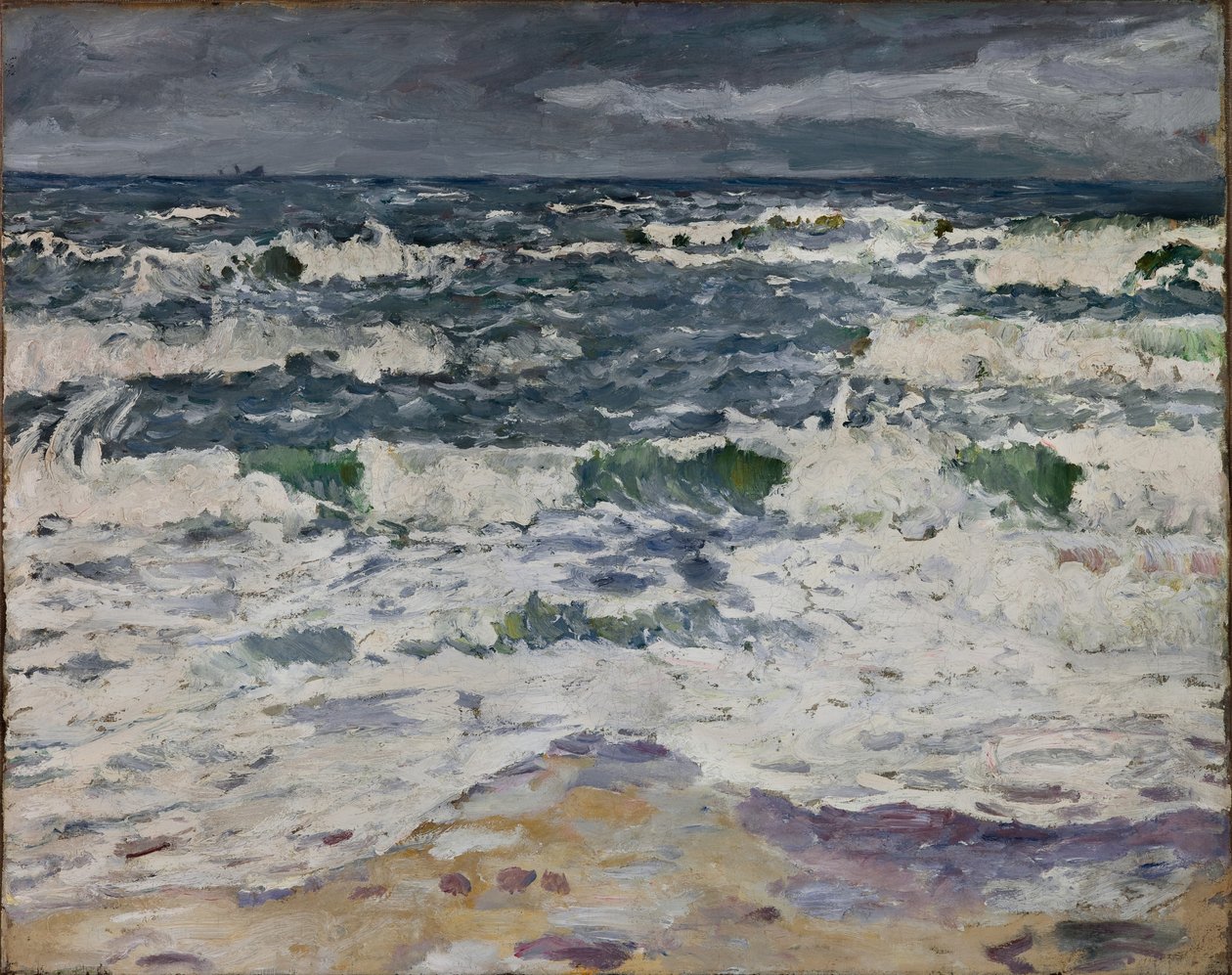 Paisaje marino, c.1907 (óleo sobre lienzo) de Max Beckmann