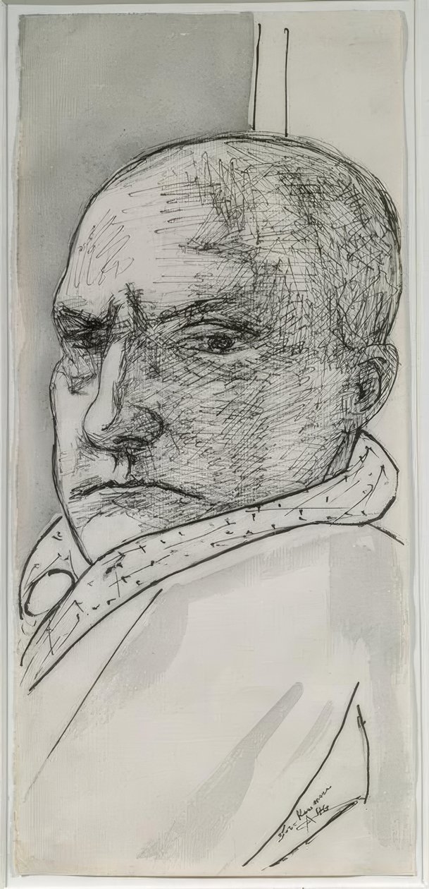 Autorretrato de Max Beckmann
