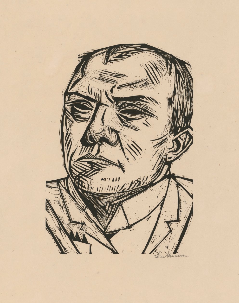 Autorretrato de Max Beckmann